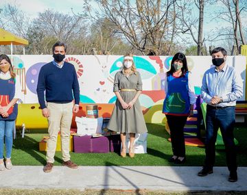 Plan Nacional de Primera Infancia: Fabiola Yáñez recorrió un centro de desarrollo infantil en Luján