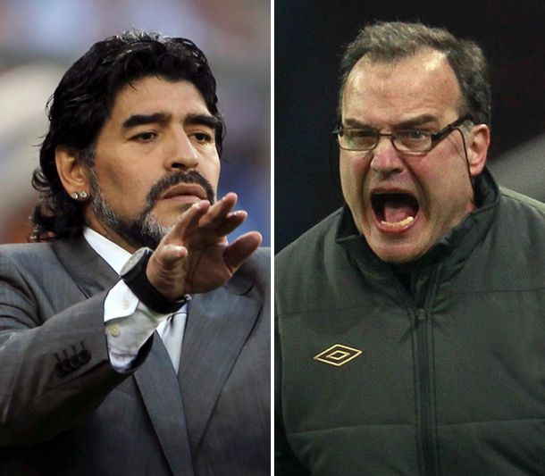 Maradona y Bielsa, candidatos para dirigir a Perú