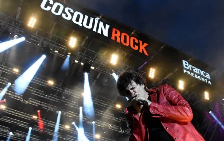 Andrés Ciro Martínez en el Cosquín Rock