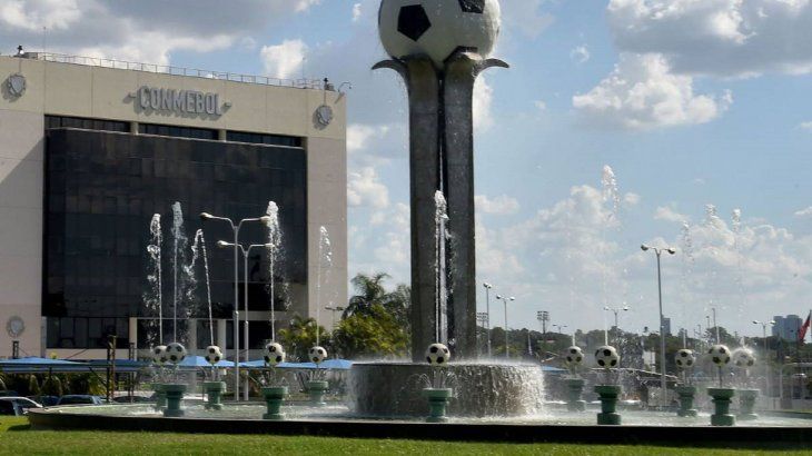 La sede de la Confederación Sudamericana de Fútbol (Conmebol) en Luque