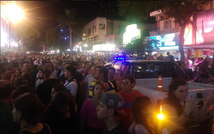 Incidentes en el centro de Carlos Paz