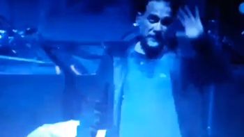 El popular artista no dejó pasar la chance El popular artista no dejó pasar la chance