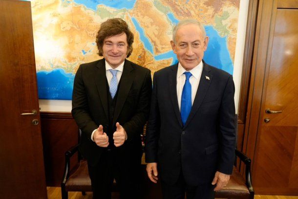 Javier Milei mantuvo un encuentro con Benjamin Netanyahu en Israel