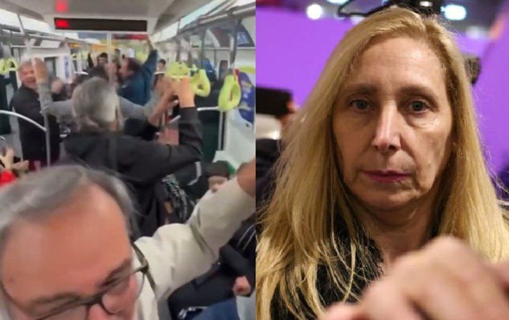 El hit viral Karina es alta coimera llegó al subte A: el video que muestra a todo el vagón cantando