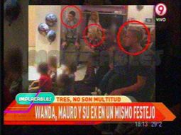la foto de wanda nara, mauro icardi y maxi lopez juntos la foto de wanda nara, mauro icardi y maxi lopez juntos
