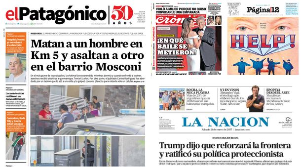 Tapas de diario del sábado 21 de enero de 2017