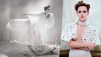 Emma Watson hizo topless en Vanity Fair, pero no le gustan las selfies Emma Watson hizo topless en Vanity Fair, pero no le gustan las selfies