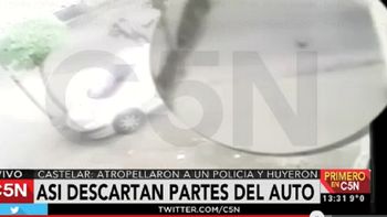 video: atropellaron a un policia en castelar y se dieron a la fuga video: atropellaron a un policia en castelar y se dieron a la fuga