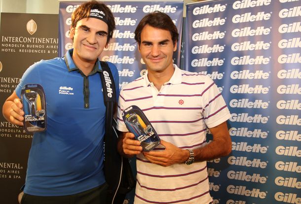 Una costumbre: Roger Federer ya tiene su doble argentino