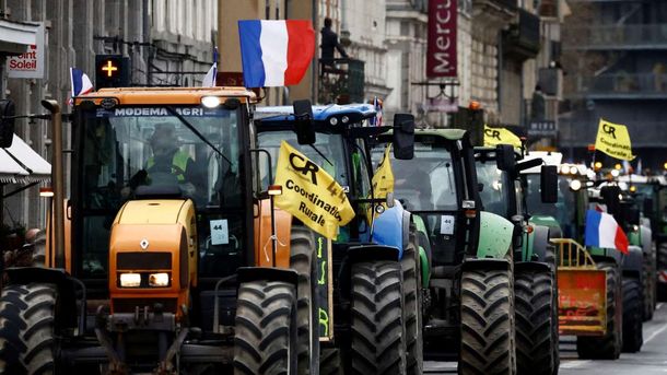 Los agricultores franceses reclaman