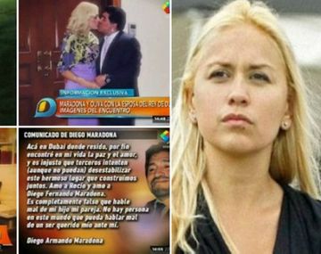 El operativo anti-Ojeda de Maradona y Rocío Oliva