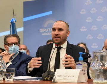 El ministro de Economía, Martín Guzmán