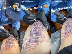 Di María se tatúa la Copa América tras ganarla