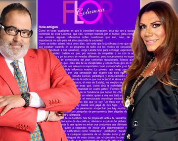 La carta de Flor de la V a Lanata: ¿Necesitás que yo diga que soy trava?