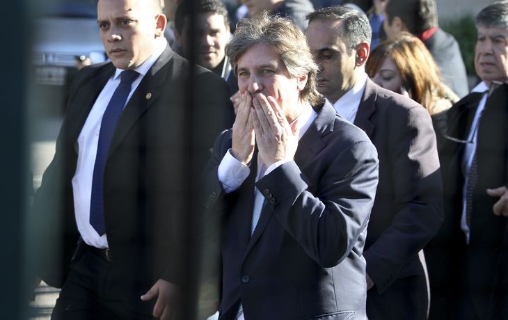 ¿Qué dijo Amado Boudou antes de entrar a declarar en Tribunales?
