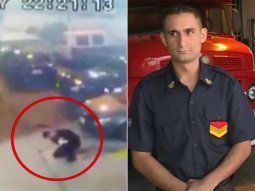 Bomberos de Longchamps le salvaron la vida a una beba de 35 días