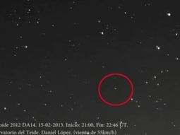 el mejor video del asteroide que rozo la tierra el mejor video del asteroide que rozo la tierra