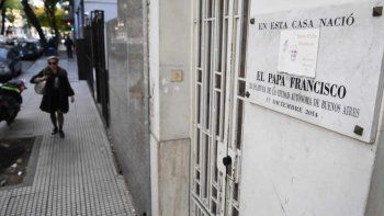 Fuerte reclamo para declarar como patrimonio la casa en la que nació el Papa