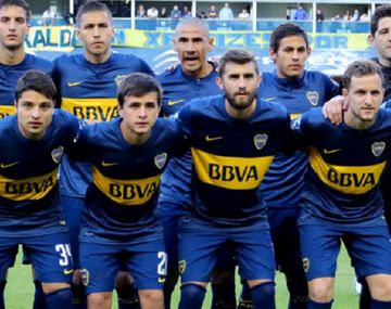 Calleri, en 2015, cuando vestía la camiseta de Boca