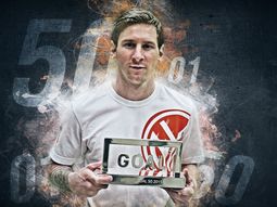 no hay mas lugar en la vitrina: messi consiguio otro premio no hay mas lugar en la vitrina: messi consiguio otro premio