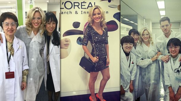 La desopilante visita de Luisana Lopilato a un laboratorio en Tokio