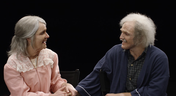 Una joven pareja fue maquillada como si tuviera 90 años, ¿cómo reaccionaron?