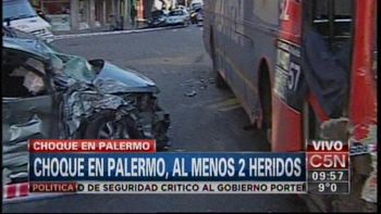 varios heridos en dos violentos choques ocurridos en palermo varios heridos en dos violentos choques ocurridos en palermo