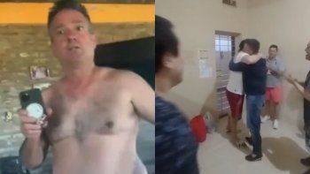 liberan a concejal libertario detenido por violencia de genero: el video festejando con presos liberan a concejal libertario detenido por violencia de genero: el video festejando con presos