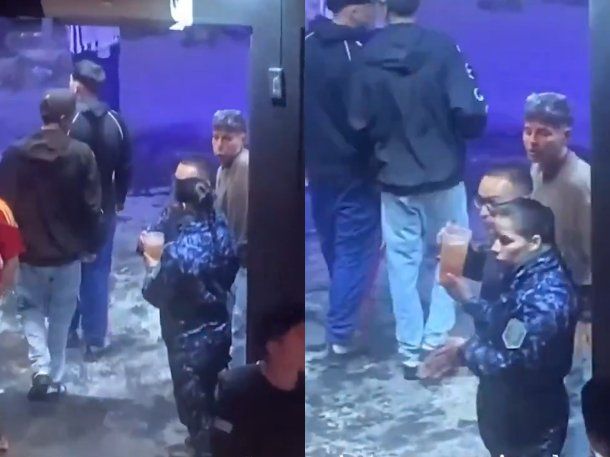 Pacheco: descubren a efectivos de la Policía Bonaerense tomando cerveza en servicio