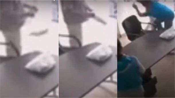 Video viral: quiso robar una funeraria armado con una banana