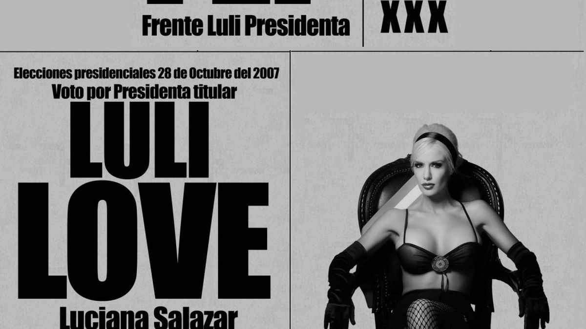 Luli sigue en campaña electoral y ya tiene boleta para que la votes