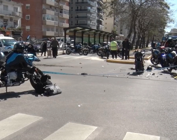 Video: impactante persecución a dos motochorros