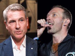 Andy Byron / Chris Martin, líder y voz de Coldplay.