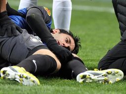 una maldicion que no termina: diego milito se volvio a lesionar una maldicion que no termina: diego milito se volvio a lesionar