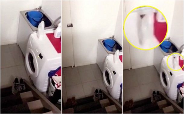 Fantasma mueve detergente