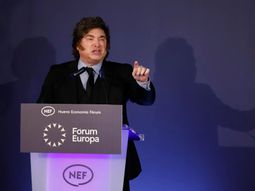 milei hablo en espana y hubo un detalle que sorprendio: que paso con los sponsors