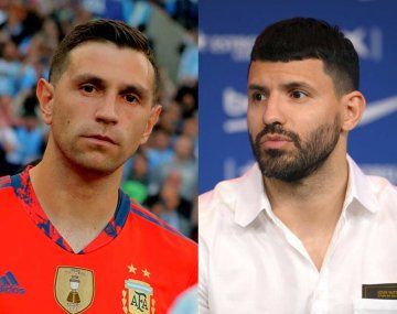 El Kun Agüero contó lo que pensó sobre Dibu Martínez cuando lo vio por primera vez