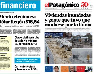 Tapas de diarios del martes 27 de junio de 2017