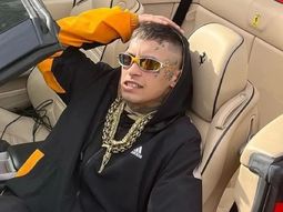 L-Gante se mostró desde Europa con un costoso look de más de 40 mil euros