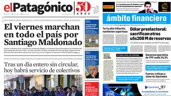 Tapas de diarios del miércoles 9 de agosto de 2017