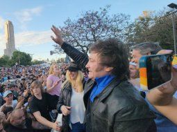 Javier Milei en Rosario previo al Balotaje de noviembre de 2023