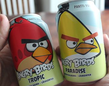 La gaseosa de Angry Birds vende más que Coca-Cola y Pepsi