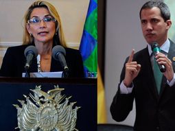 La autoproclamada presidenta de Bolivia reconoció a Guaidó como mandatario de Venezuela