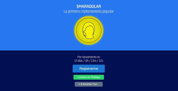 Cómo obtener gratis un Maradólar, la primera cripto popular
