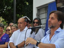 El presidente Luis Lacalle Pou se refirió al Mercosur y al diálogo con Argentina tras inaugurar un CTI en Melo. El presidente Luis Lacalle Pou se refirió al Mercosur y al diálogo con Argentina tras inaugurar un CTI en Melo.