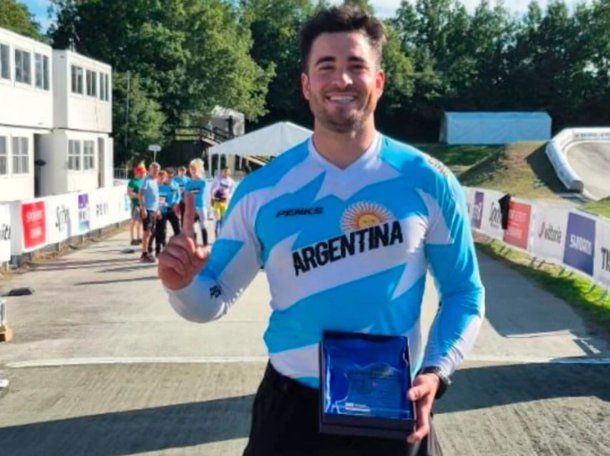 Matías Montenegro brilló en Copenhague y se consagró campeón del mundo en BMX