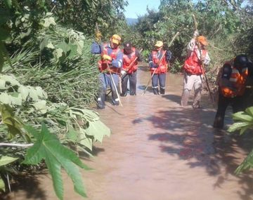 María Machuca fue rrastrada el jueves pasado por un desagüe pluvial. Foto: El Tribuno