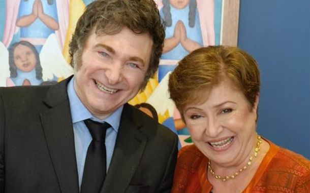 Javier Milei y Kristalina Georgieva: sonrisas que preocupan.