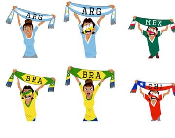 Facebook vive la Copa América: así descargás sus stickers