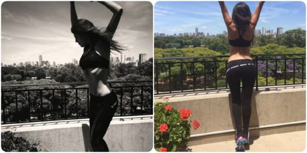 Mirá el entrenamiento hot de Loly Antoniale